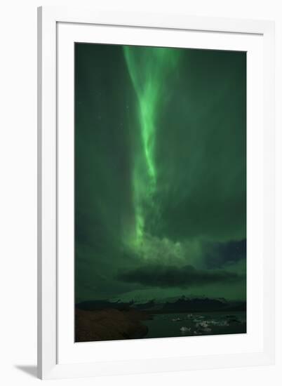 The Northern Lights, Jokulsarlon, South Iceland, Iceland, Polar Regions-Ben Pipe-Framed Photographic Print