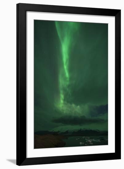 The Northern Lights, Jokulsarlon, South Iceland, Iceland, Polar Regions-Ben Pipe-Framed Photographic Print