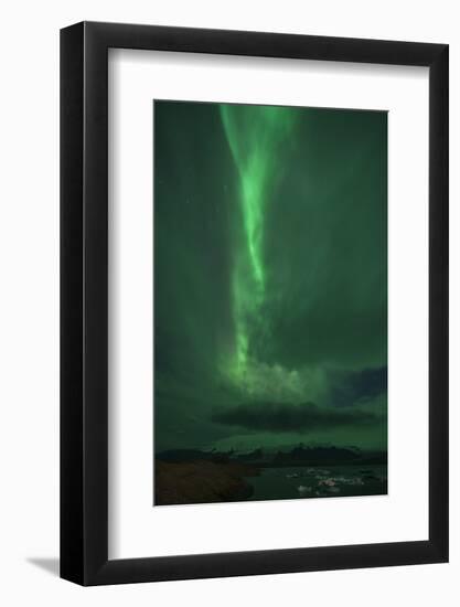 The Northern Lights, Jokulsarlon, South Iceland, Iceland, Polar Regions-Ben Pipe-Framed Photographic Print