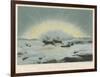 The Northern Lights over Porsangerfjord , Norway - Part of Norwegian Lapland-null-Framed Art Print