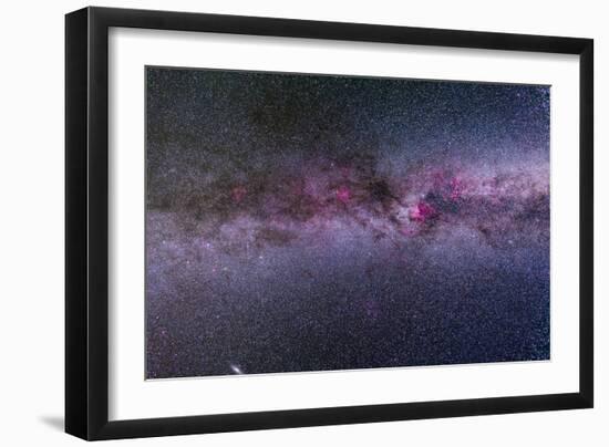 The Northern Milky Way from Cygnus to Cassiopeia and Perseus-null-Framed Photographic Print