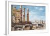 The Northern Portico of the Erechtheum-John Fulleylove-Framed Giclee Print