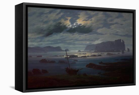 The Northern Sea in Moonlight, 1823-24-Caspar David Friedrich-Framed Stretched Canvas