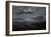 The Northern Sea in Moonlight, 1823-24-Caspar David Friedrich-Framed Giclee Print