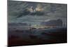 The Northern Sea in Moonlight, 1823-24-Caspar David Friedrich-Mounted Giclee Print