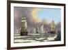 The Northern Whale Fishery: the "Swan" and "Isabella", C. 1840-John Of Hull Ward-Framed Giclee Print