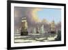 The Northern Whale Fishery: the "Swan" and "Isabella", C. 1840-John Of Hull Ward-Framed Giclee Print