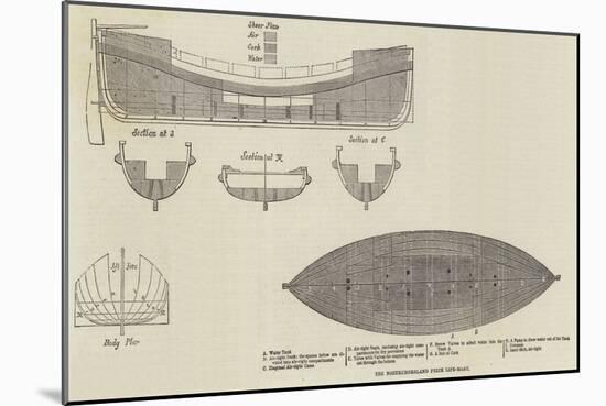 The Northumberland Prize Life-Boat-null-Mounted Giclee Print