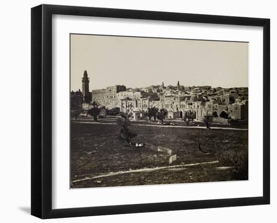 The Northwest Area of Haram Al Sharif, 1850S-Mendel John Diness-Framed Giclee Print