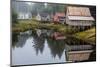 The Norwegian Fishing Town of Petersburg, Southeast Alaska, United States of America, North America-Michael Nolan-Mounted Photographic Print