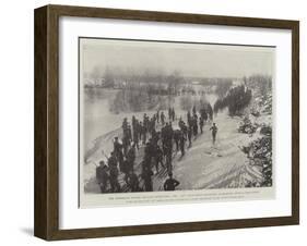 The Norwegian Winter Military Manoeuvres-null-Framed Giclee Print
