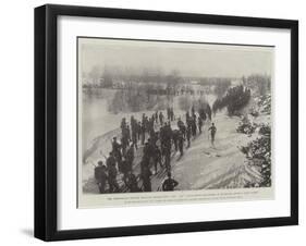 The Norwegian Winter Military Manoeuvres-null-Framed Giclee Print