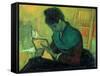 The Novel Reader, 1888-Vincent van Gogh-Framed Stretched Canvas