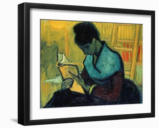 The Novel Reader (Une Liseuse De Romans), Arles, November 1888-Vincent van Gogh-Framed Giclee Print