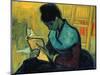 The Novel Reader (Une Liseuse De Romans), Arles, November 1888-Vincent van Gogh-Mounted Premium Giclee Print