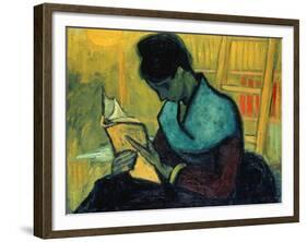 The Novel Reader (Une Liseuse De Romans), Arles, November 1888-Vincent van Gogh-Framed Giclee Print