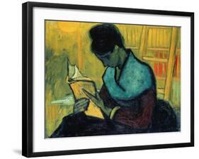 The Novel Reader (Une Liseuse De Romans), Arles, November 1888-Vincent van Gogh-Framed Giclee Print