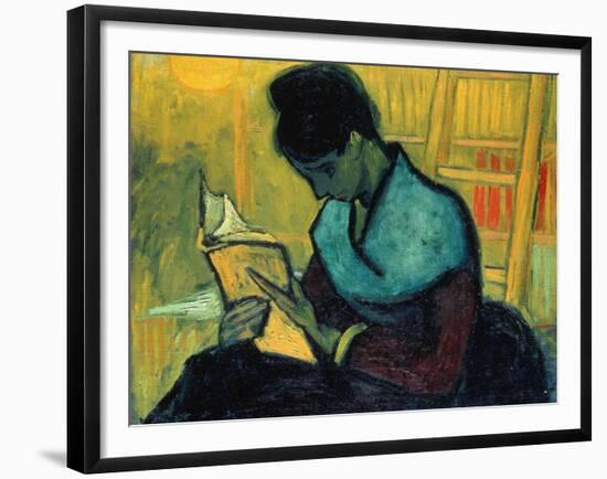 The Novel Reader (Une Liseuse De Romans), Arles, November 1888-Vincent van Gogh-Framed Giclee Print