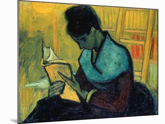The Novel Reader (Une Liseuse De Romans), Arles, November 1888-Vincent van Gogh-Mounted Giclee Print