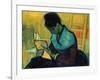 The Novel Reader (Une Liseuse De Romans), Arles, November 1888-Vincent van Gogh-Framed Giclee Print