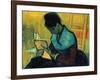 The Novel Reader (Une Liseuse De Romans), Arles, November 1888-Vincent van Gogh-Framed Giclee Print