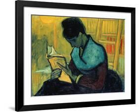 The Novel Reader (Une Liseuse De Romans), Arles, November 1888-Vincent van Gogh-Framed Giclee Print