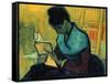 The Novel Reader (Une Liseuse De Romans), Arles, November 1888-Vincent van Gogh-Framed Stretched Canvas