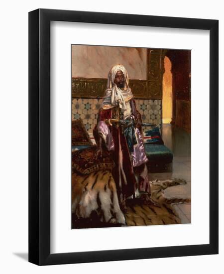 The Nubian Guard oil on board-Rudolphe Ernst-Framed Giclee Print