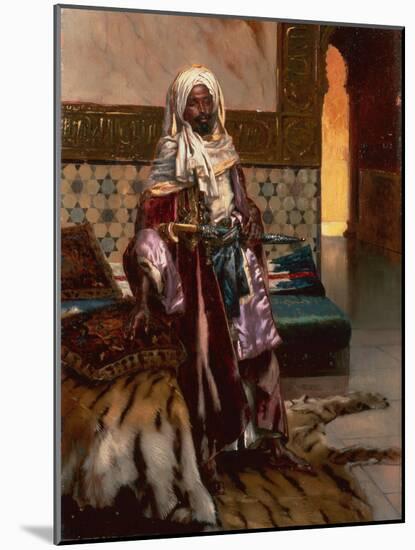 The Nubian Guard oil on board-Rudolphe Ernst-Mounted Giclee Print