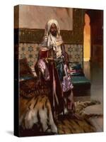 The Nubian Guard oil on board-Rudolphe Ernst-Stretched Canvas