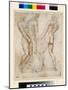 The Nude Bearers (Study for the Entombment) (Pen & Ink with Gouache on Paper)-Raphael (1483-1520)-Mounted Giclee Print