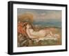 The Nude in the Grass-Pierre-Auguste Renoir-Framed Giclee Print