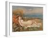 The Nude in the Grass-Pierre-Auguste Renoir-Framed Giclee Print