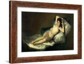 The Nude Maja, 1795-1800, Spanish School-Francisco de Goya-Framed Giclee Print