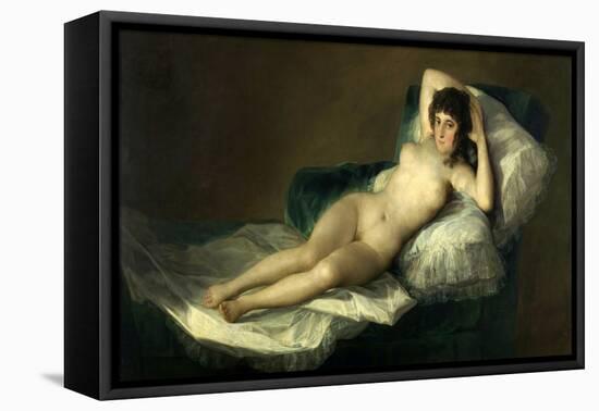 The Nude Maja, 1795-1800, Spanish School-Francisco de Goya-Framed Stretched Canvas