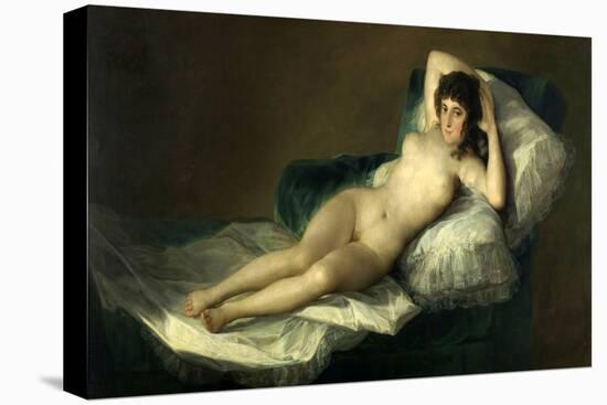 The Nude Maja, 1795-1800, Spanish School-Francisco de Goya-Stretched Canvas