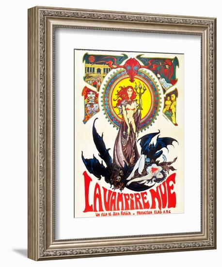 The Nude Vampire, (aka La Nue Vampire), 1970-null-Framed Art Print