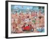 The Nudist Beach-Peter Adderley-Framed Art Print