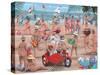 The Nudist Beach-Peter Adderley-Stretched Canvas