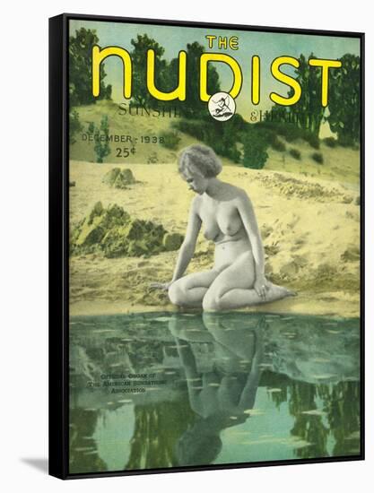 The Nudist, Nudity Magazine, USA, 1938-null-Framed Stretched Canvas