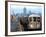 The Number 7 Train Runs Through the Queens Borough of New York-null-Framed Photographic Print