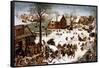 The Numbering at Bethlehem, 1566-Pieter Bruegel the Elder-Framed Stretched Canvas