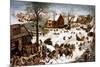 The Numbering at Bethlehem, 1566-Pieter Bruegel the Elder-Mounted Giclee Print