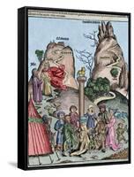 The Nuremberg Chronicle-Hartmann Schedel-Framed Stretched Canvas