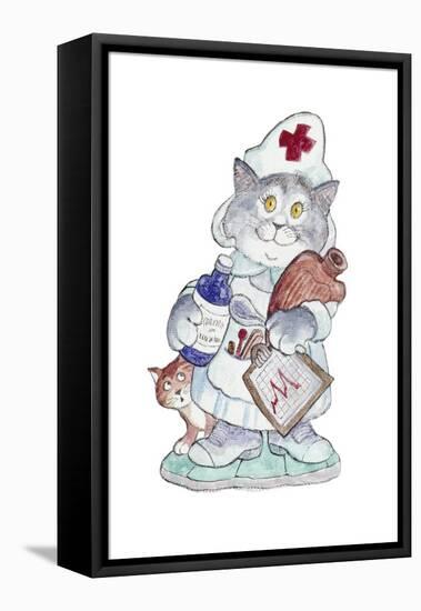 The Nurse-Bill Bell-Framed Stretched Canvas