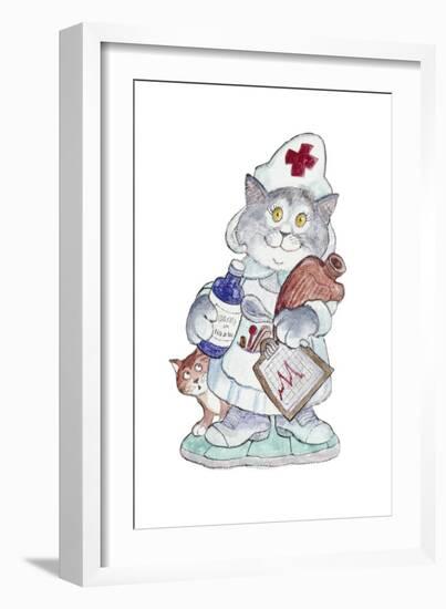 The Nurse-Bill Bell-Framed Giclee Print