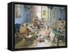The Nursery, 1889-Fritz von Uhde-Framed Stretched Canvas
