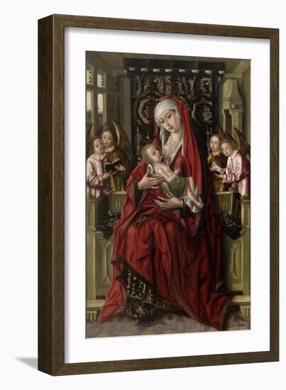 The Nursing Madonna, Ca. 1490-Maestro De Los Luna-Framed Giclee Print