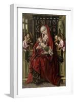 The Nursing Madonna, Ca. 1490-Maestro De Los Luna-Framed Giclee Print