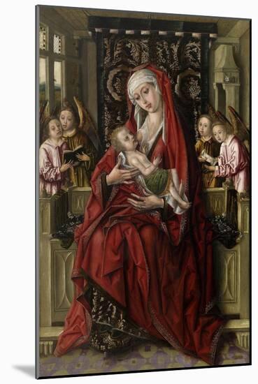 The Nursing Madonna, Ca. 1490-Maestro De Los Luna-Mounted Giclee Print